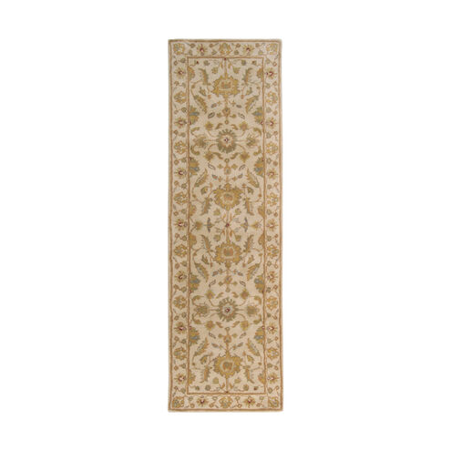 Cedric 96 X 30 inch Beige/Camel/Wheat/Dark Red/Dark Brown/Olive/Taupe Rugs, Wool