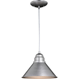 Outland LED 10 inch Brushed Pewter Outdoor Pendant