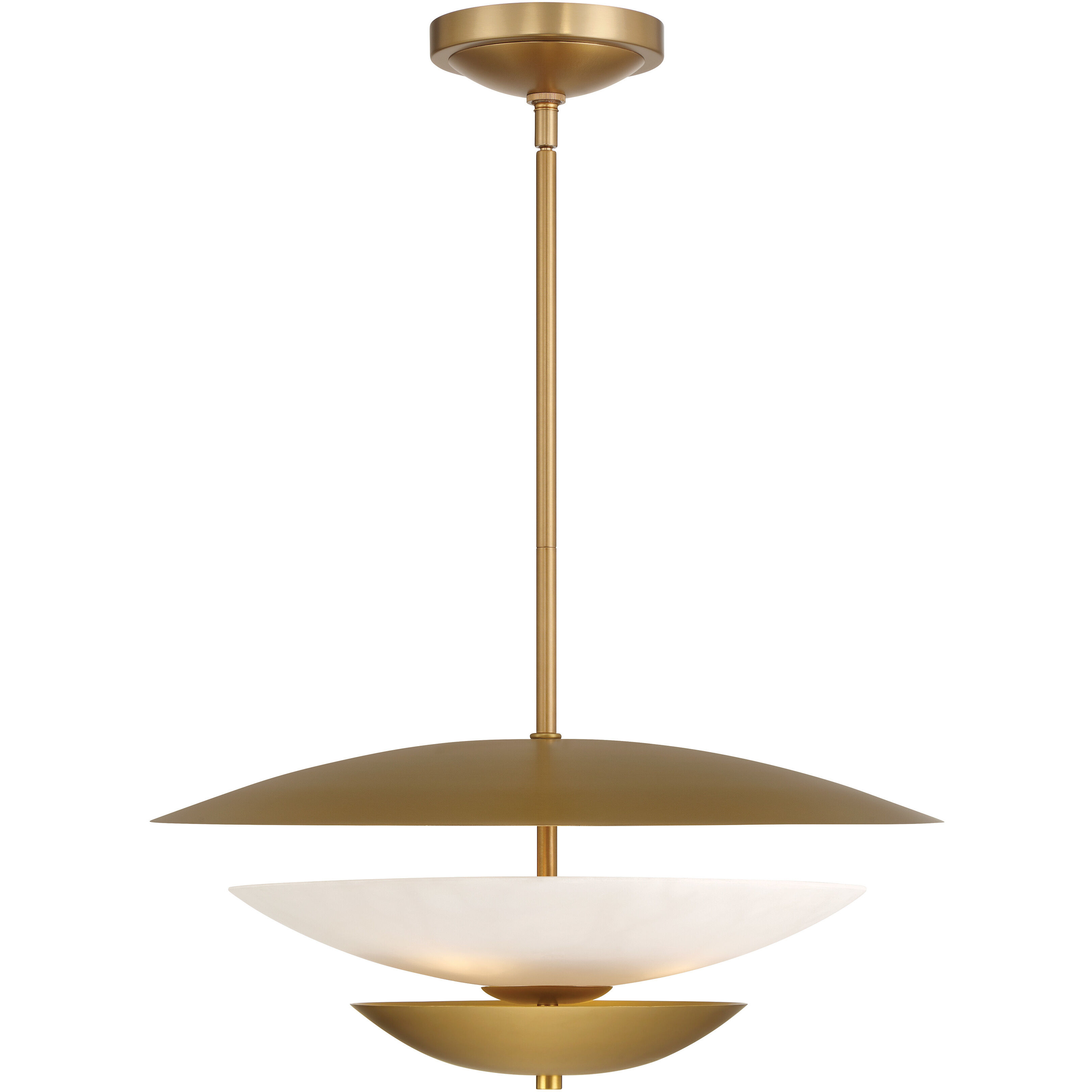 Solara 4 Light 23.75 inch Legacy Brass Pendant Ceiling Light