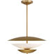 Solara 4 Light 23.75 inch Legacy Brass Pendant Ceiling Light