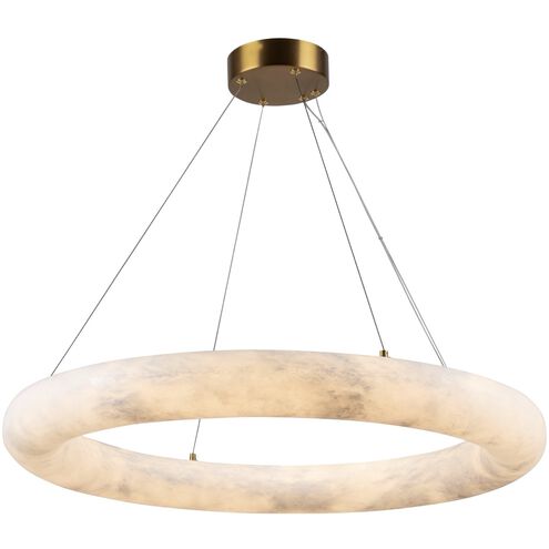 Camila LED 27 inch Brushed Brass Chandelier Ceiling Light