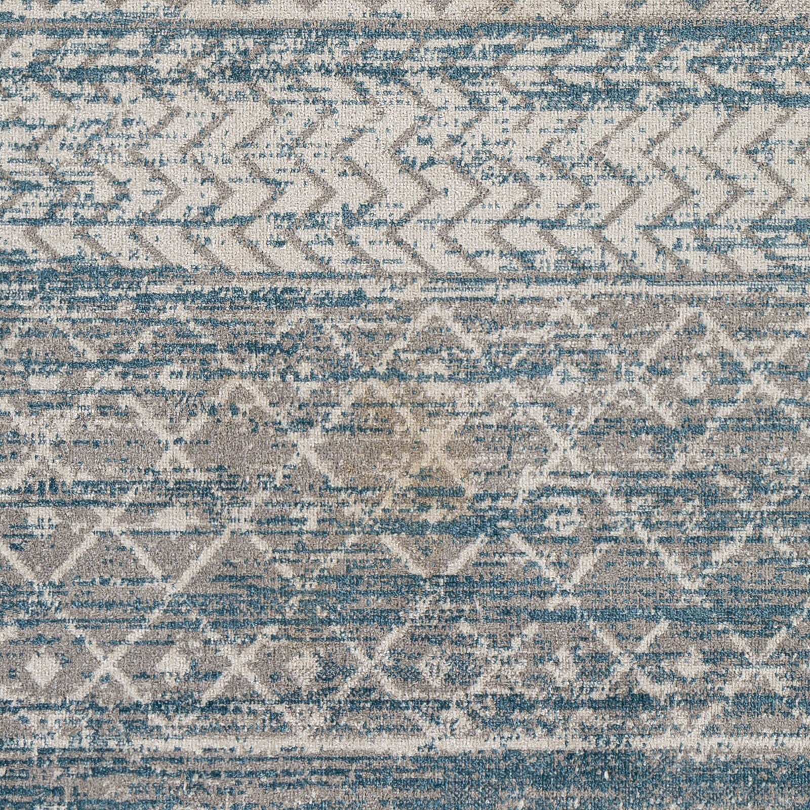 Lavadora 87 X 31 inch Blue Rug in 2.5 x 8, Runner