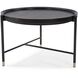Soho 28 X 18 inch Dark Ash/Brass Coffee Table