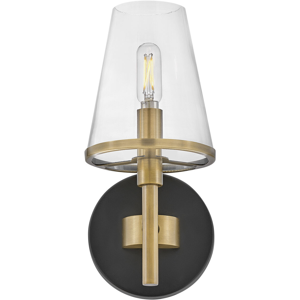 Marten 1 Light 6.25 inch Heritage Brass Bath Light Wall Light