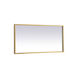 Pier 30 X 20 inch Brass LED Mirror