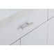 Dior Brushed Nickel Hardware Drawer Pull in 3in Center to Center Bar, Set of 10
