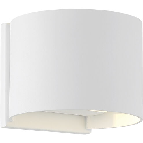 Lightgate LED 5 inch White Outdoor Wall Sconce