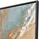 Tranquil Blend Turquoise and Teal and Orange and White Canvas, The Studio