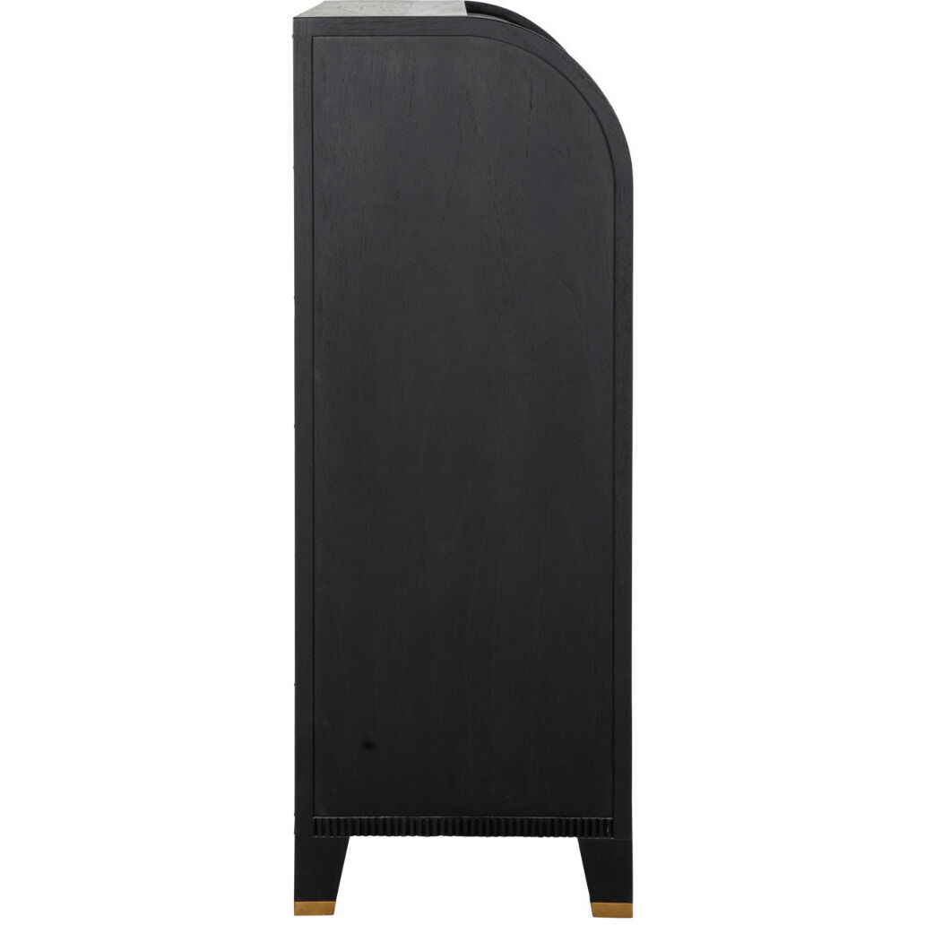 Maison Brushed Black / Stained Gold Chest