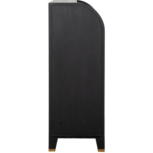 Maison Brushed Black / Stained Gold Chest