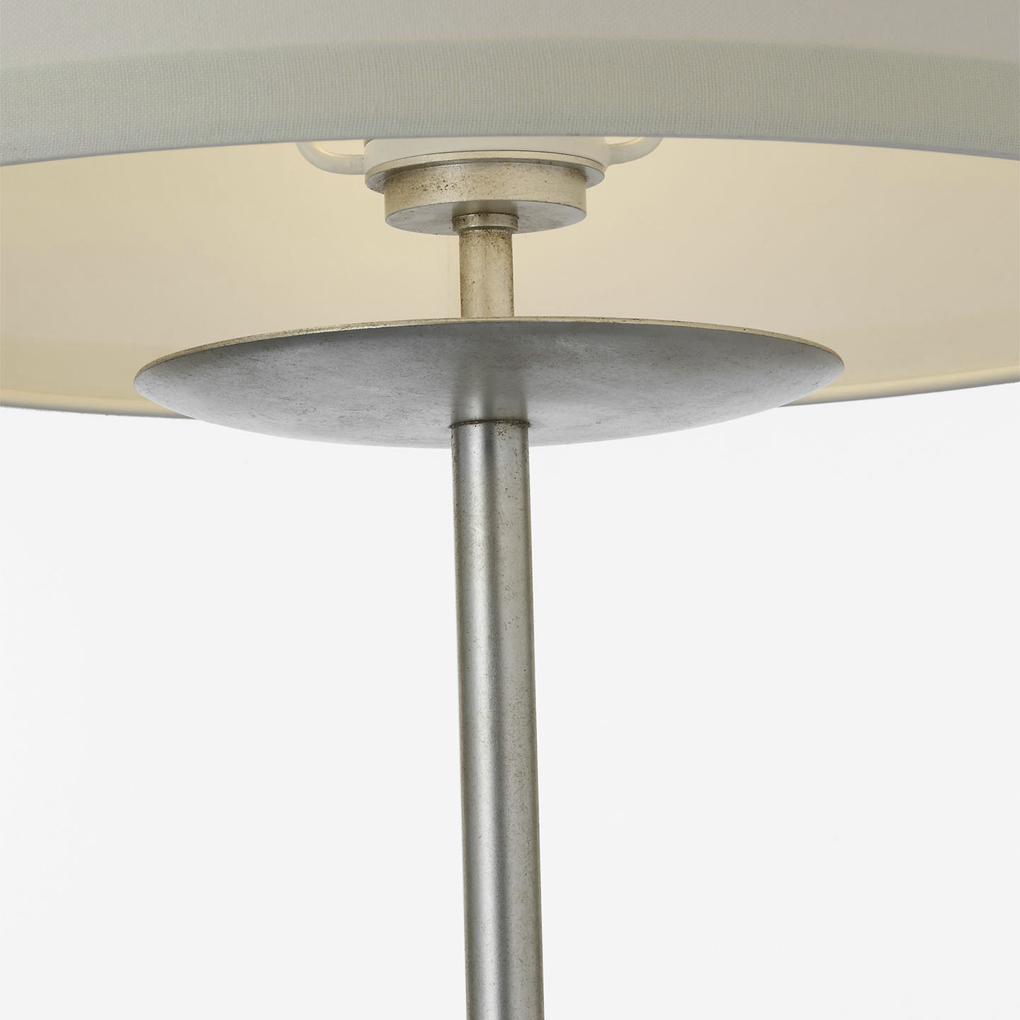 kate spade new york Walker 58 inch 4.6 watt Burnished Silver Leaf Cordless Floor Lamp Portable Light in Linen