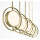 Spectr LED 62 inch Soft Brass Island Light Ceiling Light