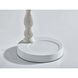 Gabby 13.5 inch 50 watt White Candle Warmer Desk Lamp Portable Light, Simplee Adesso