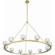 Aragon 12 Light 48 inch Soft Brass Chandelier Ceiling Light