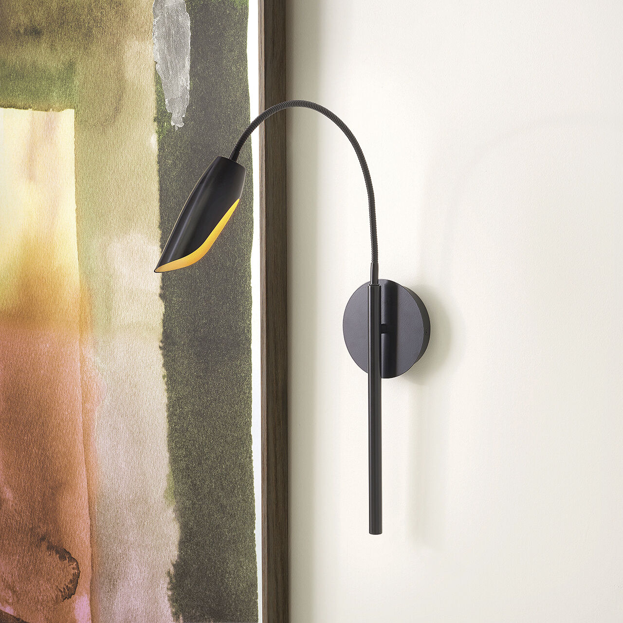 Bowery LED 4.75 inch Black Sconce Wall Light