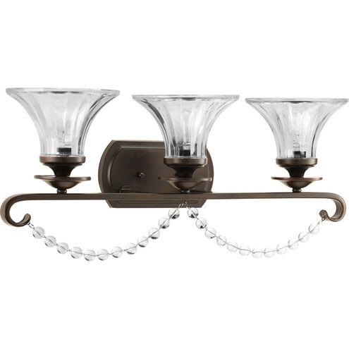Bliss 3 Light 24 inch Antique Bronze Bath Vanity Wall Light