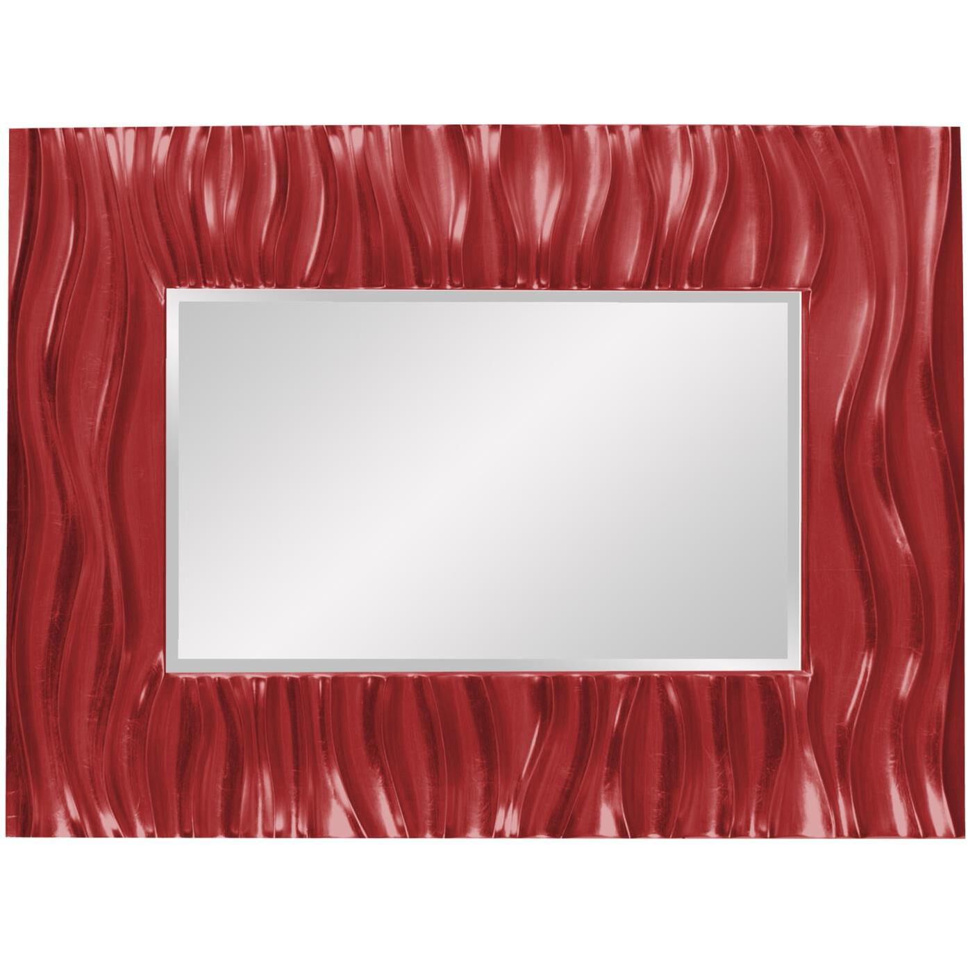 Zenith 39 X 31 inch Glossy Red Wall Mirror
