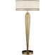 Allegretto 33 inch 60.00 watt Gold Table Lamp Portable Light in White Textured Linen