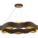 Vaughan LED 34 inch Bronze Chandelier Ceiling Light, Large 