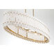 Bardon 12 Light 48 inch Celeste Brass Island Chandelier Ceiling Light