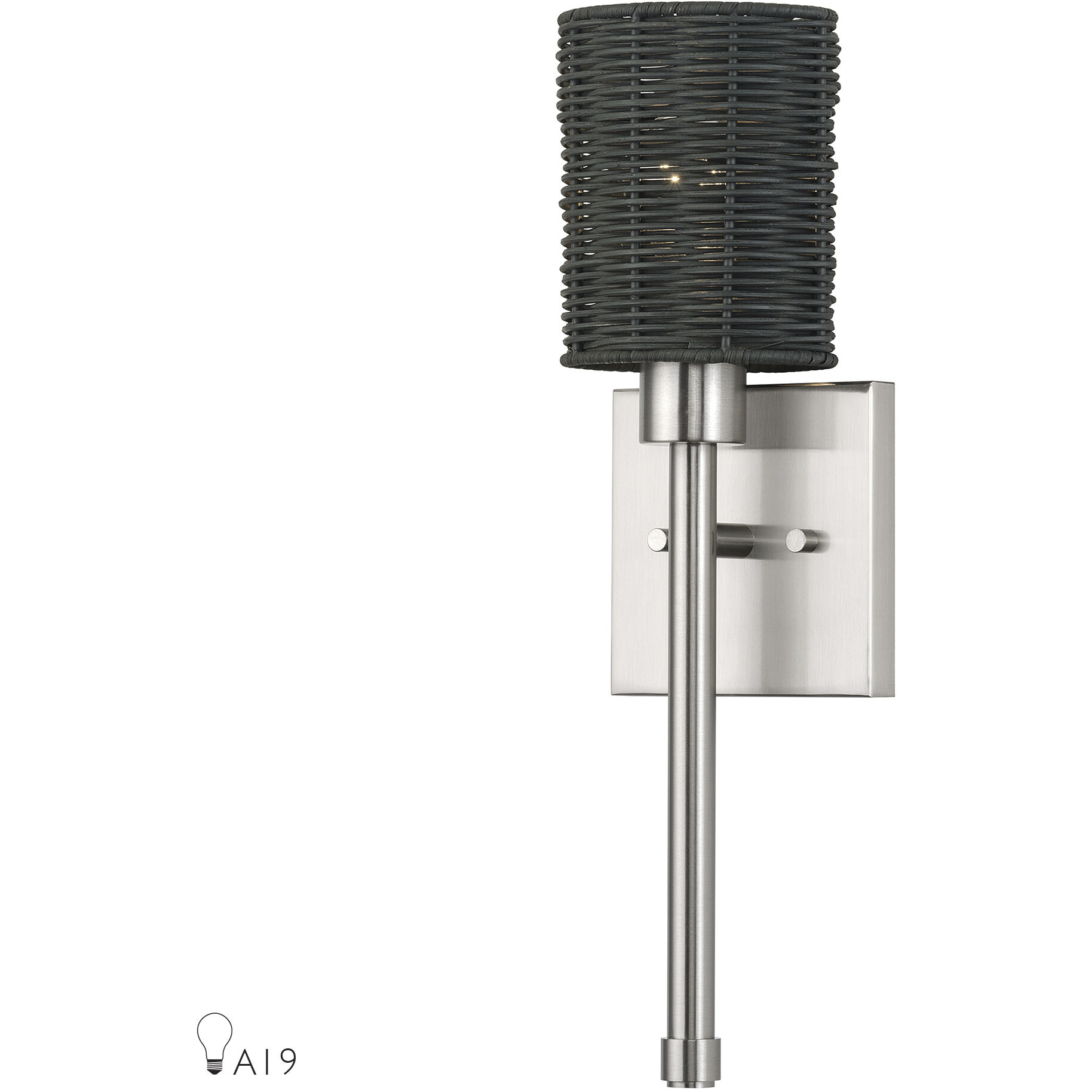 Weavington Wall Sconce Wall Light, Single