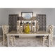 Medallion 84 inch Dark Brown with Graywash Privacy Screen