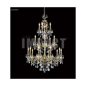 Brindisi 20 Light 36 inch Silver Large Entry Crystal Chandelier Ceiling Light, Large
