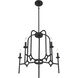 Muncie 5 Light Coal Chandelier Ceiling Light