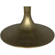 Herno 59 X 59 inch Antique Brass Dining Table