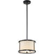 Lemuria 1 Light 10.5 inch Black Mini Pendant Ceiling Light