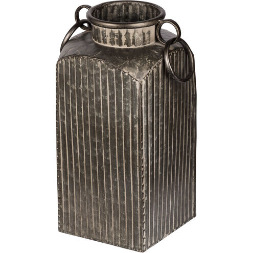 Farm Bucket Gray Outdoor Metal Pot