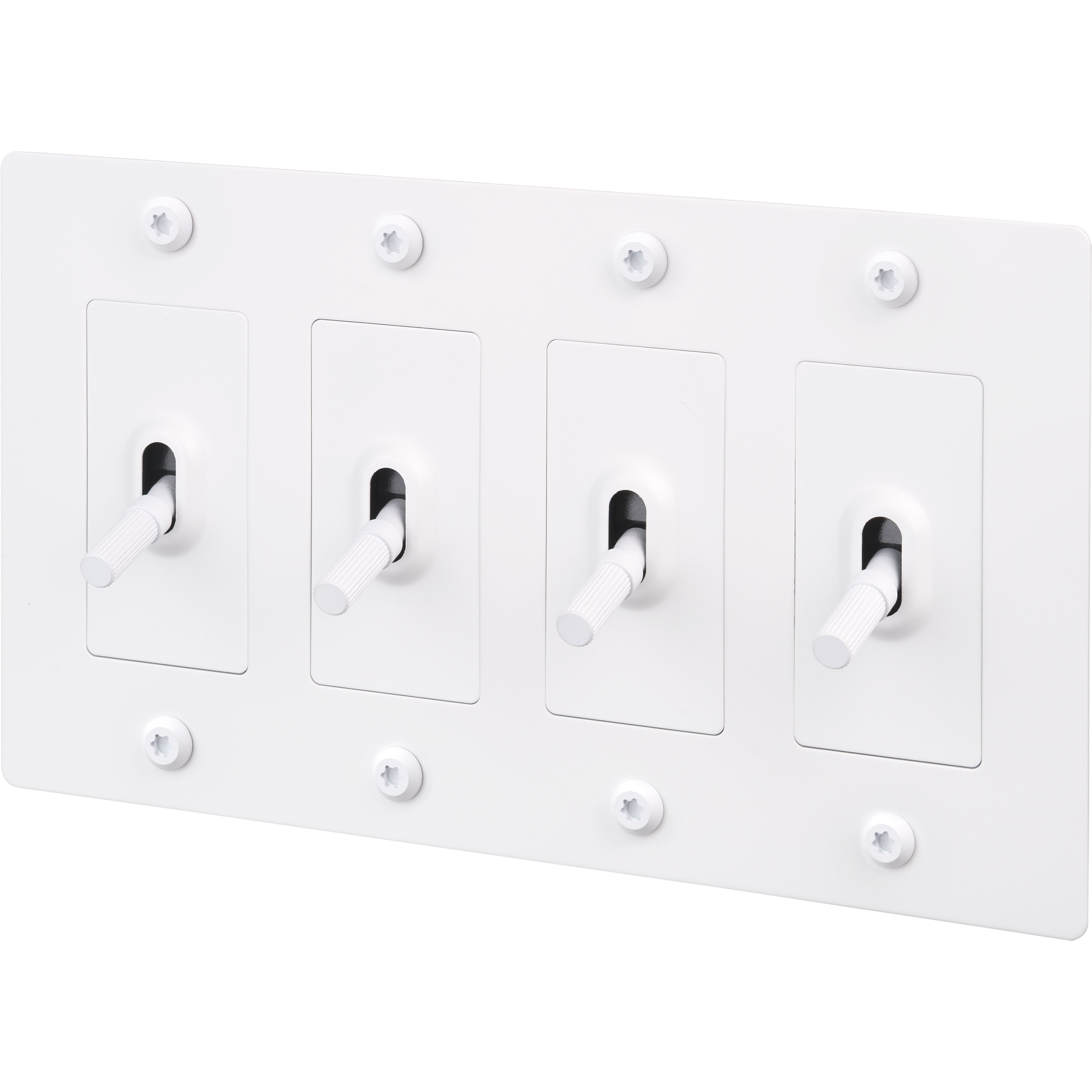 4G Toggle 120-277 White Light Switch