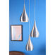 Nora 3 Light 14.5 inch Burnished Nickel Pendant Ceiling Light