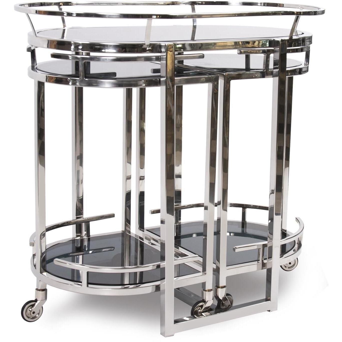 Carter Silver Bar Cart