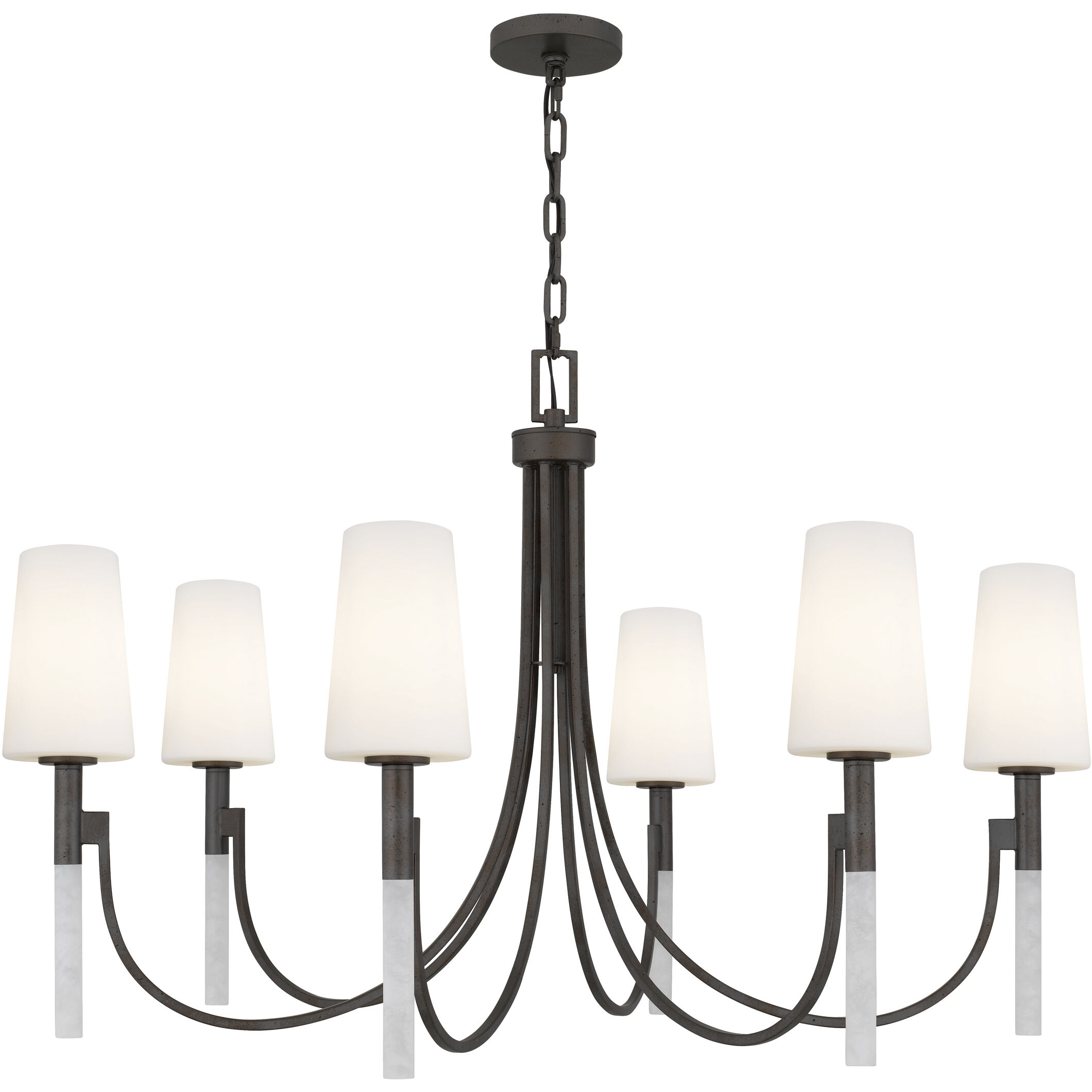 Eloura 6 Light 40 inch Iron Gate Chandelier Ceiling Light