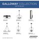 Galloway 2 Light 15 inch Matte Black Flush Mount Ceiling Light
