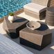 Drover Black Outdoor Cocktail Tables, Set of 2