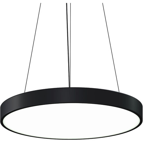 Pi LED 24 inch Satin Black Pendant Ceiling Light