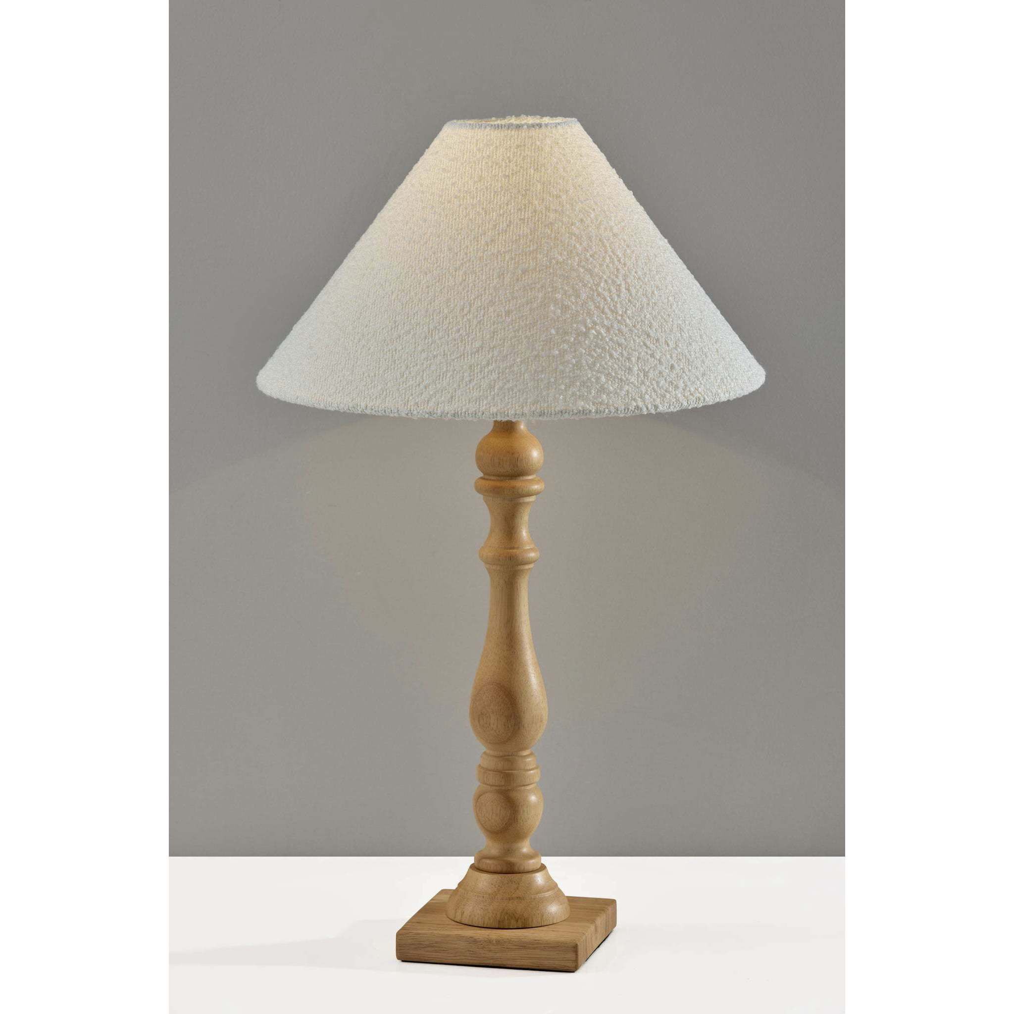 Rigby 27 inch 100.00 watt Natural Wood Table Lamp Portable Light