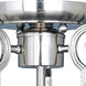 Essentials - 584x 2 Light 14.75 inch Satin Nickel Semi-Flush Mount Ceiling Light in Marble