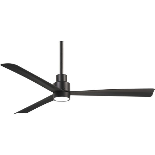 Simple 52 inch Coal Outdoor Ceiling Fan