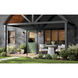 Hone 1 Light 18 inch Black Textured Outdoor Wall, Medium