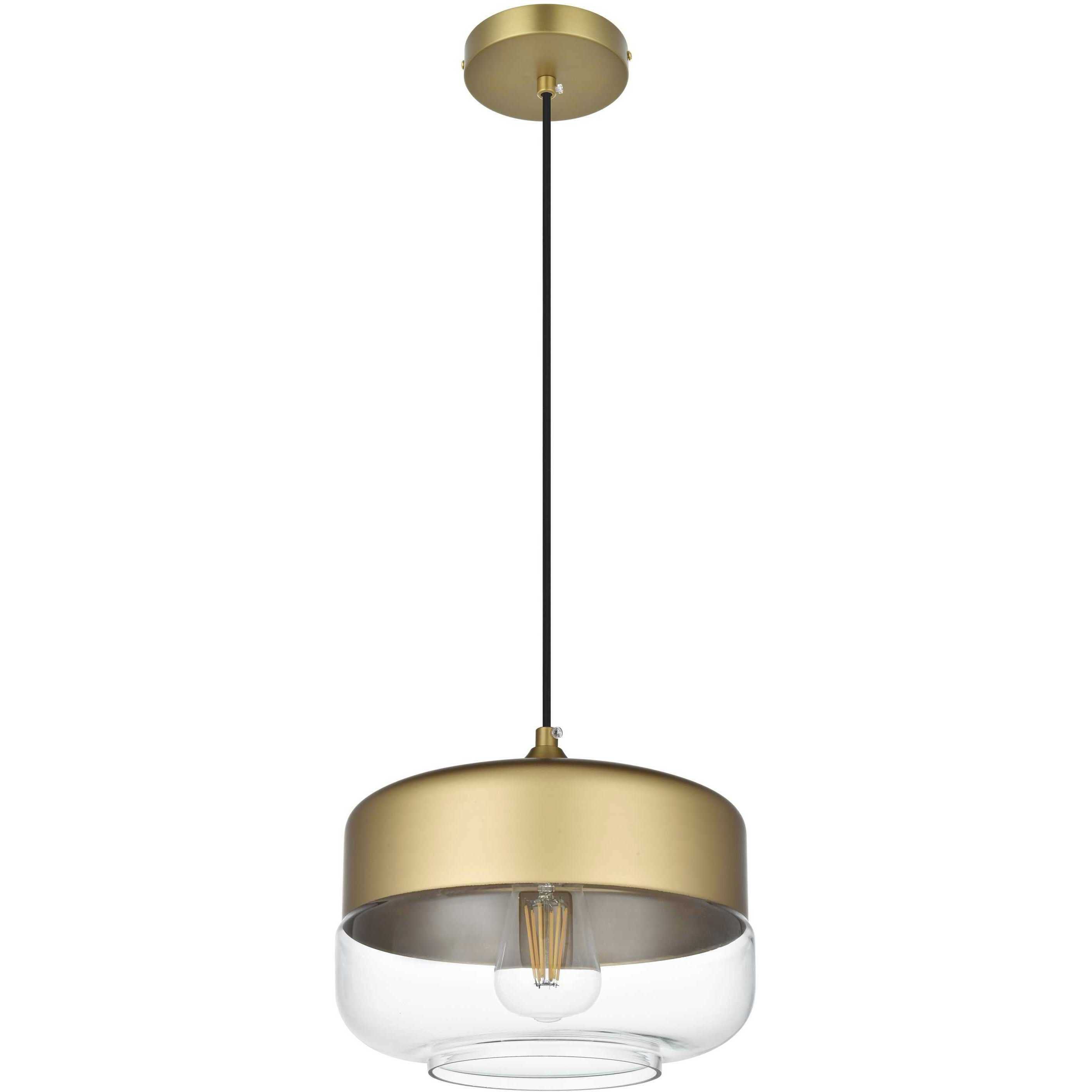 Ashwell 1 Light 10 inch Satin Gold Pendant Ceiling Light