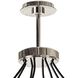 Dixon 8 Light 40 inch Polished Nickel Chandelier Ceiling Light