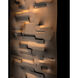 Element 2 Light 30.5 inch Coastal Dark Smoke Outdoor Sconce, Large