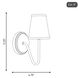 Modern 1 Light 4.75 inch Natural Brass Wall Sconce Wall Light