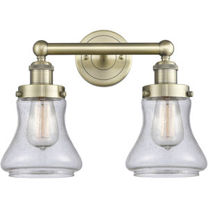 Bellmont 2 Light 15.5 inch Antique Brass and Seedy Bath Vanity Light Wall Light