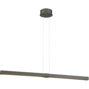 Structure LED 40 inch Smoked Iron Pendant Ceiling Light, Island Light