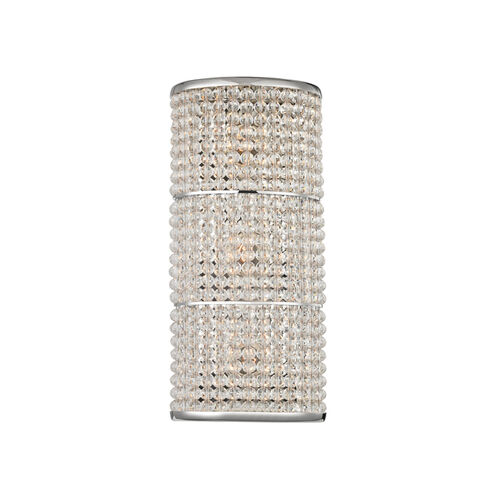 Sherrill 3 Light 14.75 inch Polished Nickel Wall Sconce Wall Light