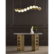Selene 48 inch Natural/Polished Brass Console Table